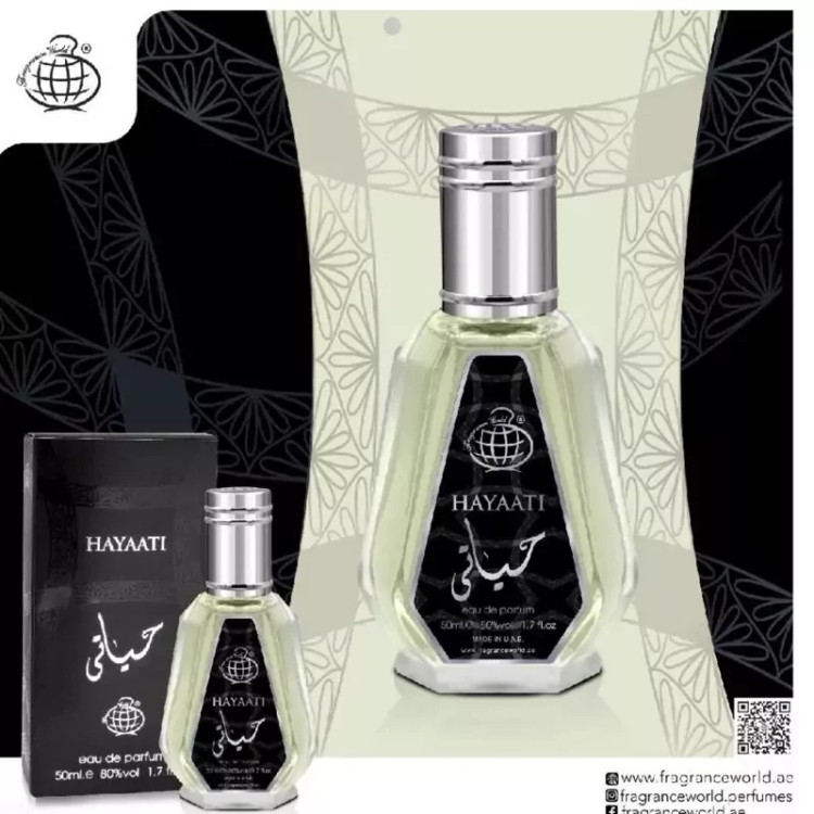 ادکلن حیاتی فرگرانس 50 میل (HAYAATI Fragrance)
