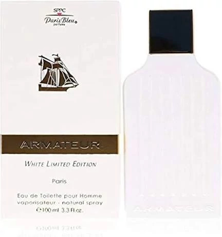 ادکلن ارماتور سفید پاریس بلو 100 میل (PARIS BLEU ARMATEUR WHITE)