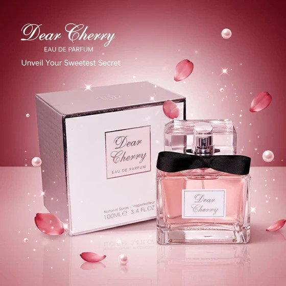 ادکلن دیر چری فراگرنس با رایحه میس دیور چری 100 میل(DEAR CHERRY FRAGRANCE)