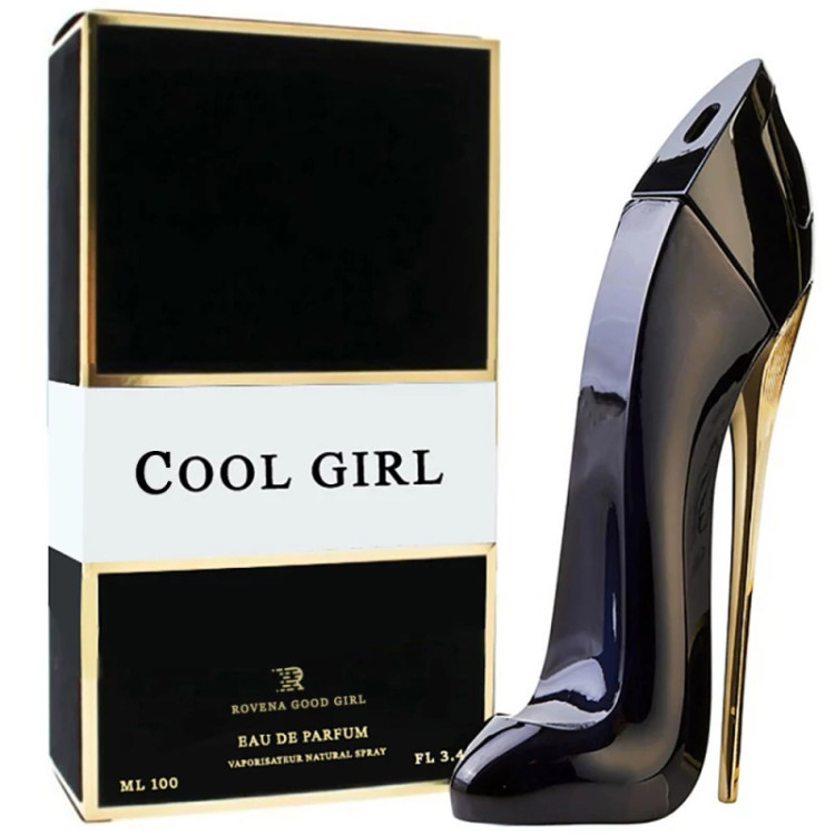 ادکلن گودگرل گود گرل مشکی طرح کفش کول گرل روونا 100 میل (COOL GIRL ROVENA)
