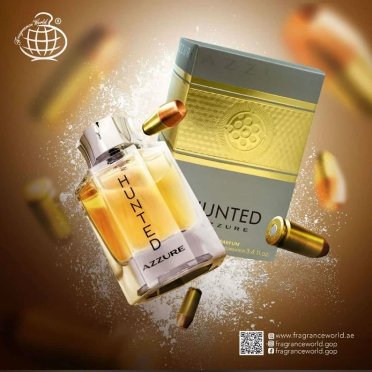 ادکلن هانتد ازرو فراگرنس با رایحه وانتد ازرو 100 میل(HUNTED AZZURE FRAGRANCE)