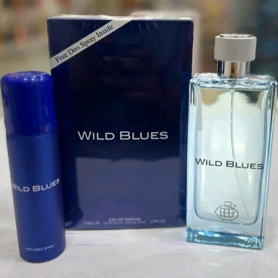 ادکلن وایلد بلو فراگرنس با رایحه بلو اججمل 100 میل(WILD BLUES FRAGRANCE)