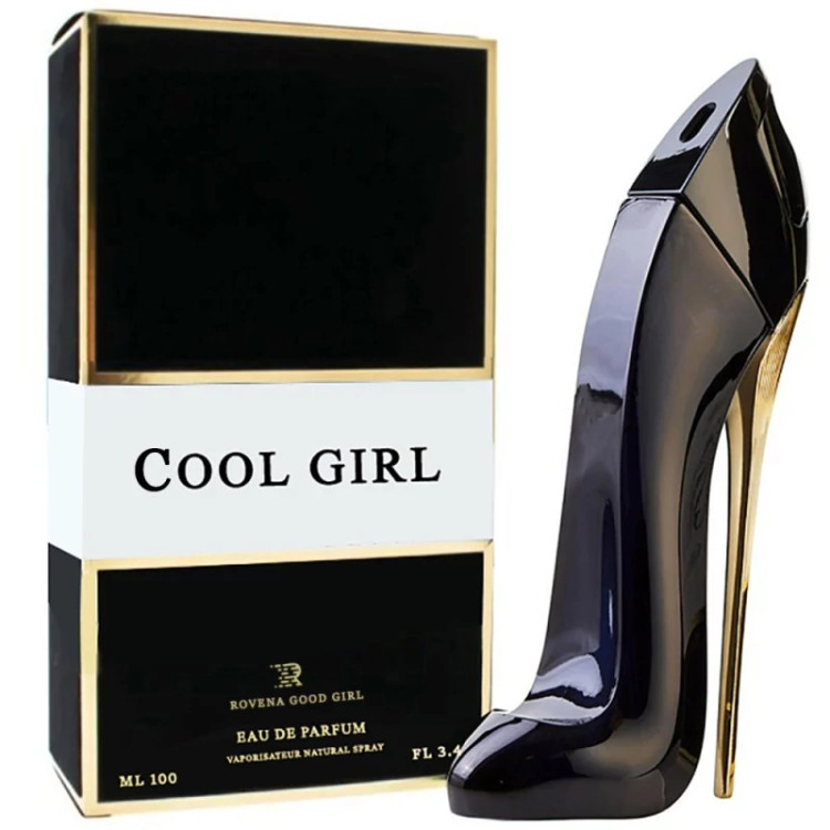 ادکلن گودگرل گود گرل مشکی طرح کفش کول گرل روونا 100 میل (COOL GIRL ROVENA)