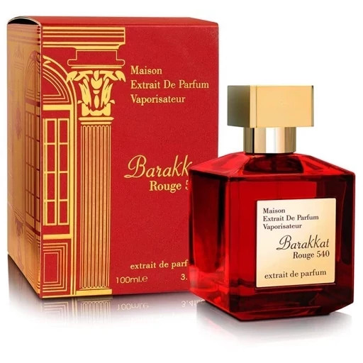 ادکلن باکارات رژ قرمز 100 میل فرگرانس (BARAKKAT ROUGH 540 FRAGRANCE)