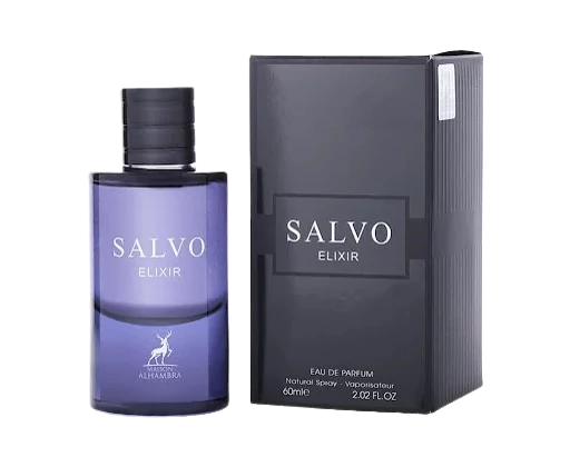 ادکلن ساواچ الکسیر الحمبرا 60 میل (SALVO ELIXIR ALHAMBRA)